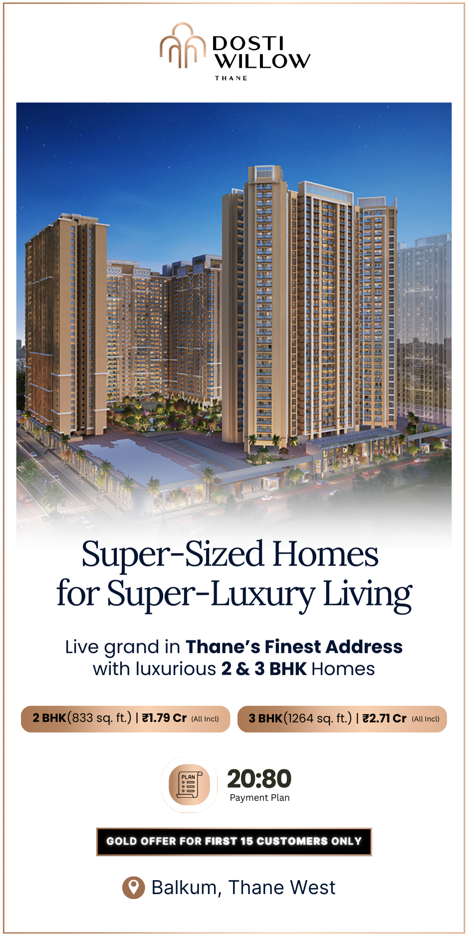 3 BHK in Mahalunge West